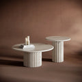 BIANCA Travertine Coffee Table Set