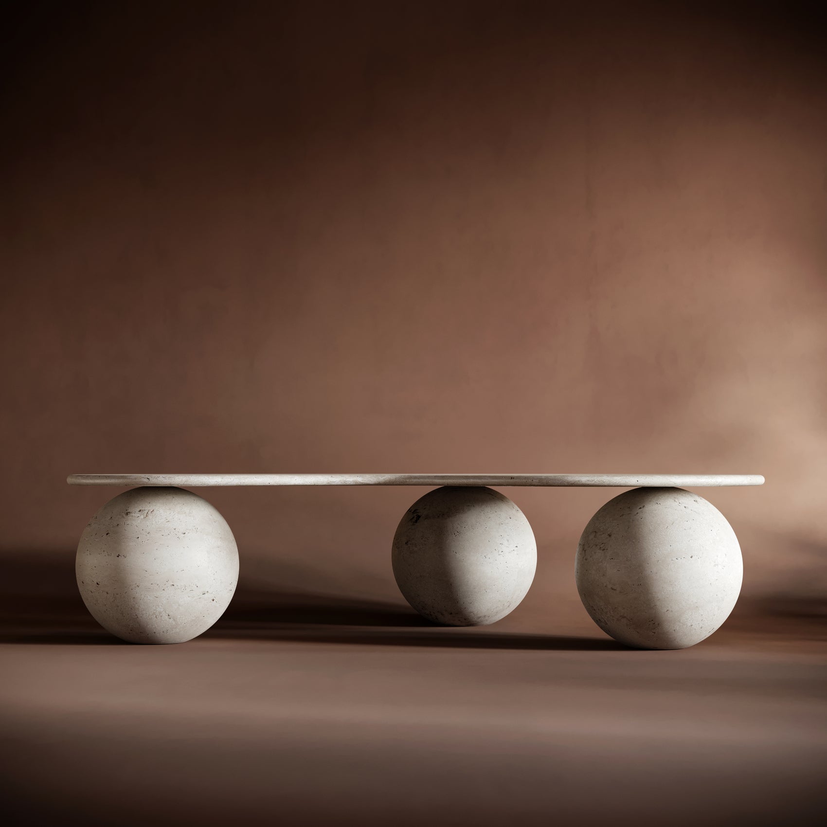 FABIO Travertine Coffee Table