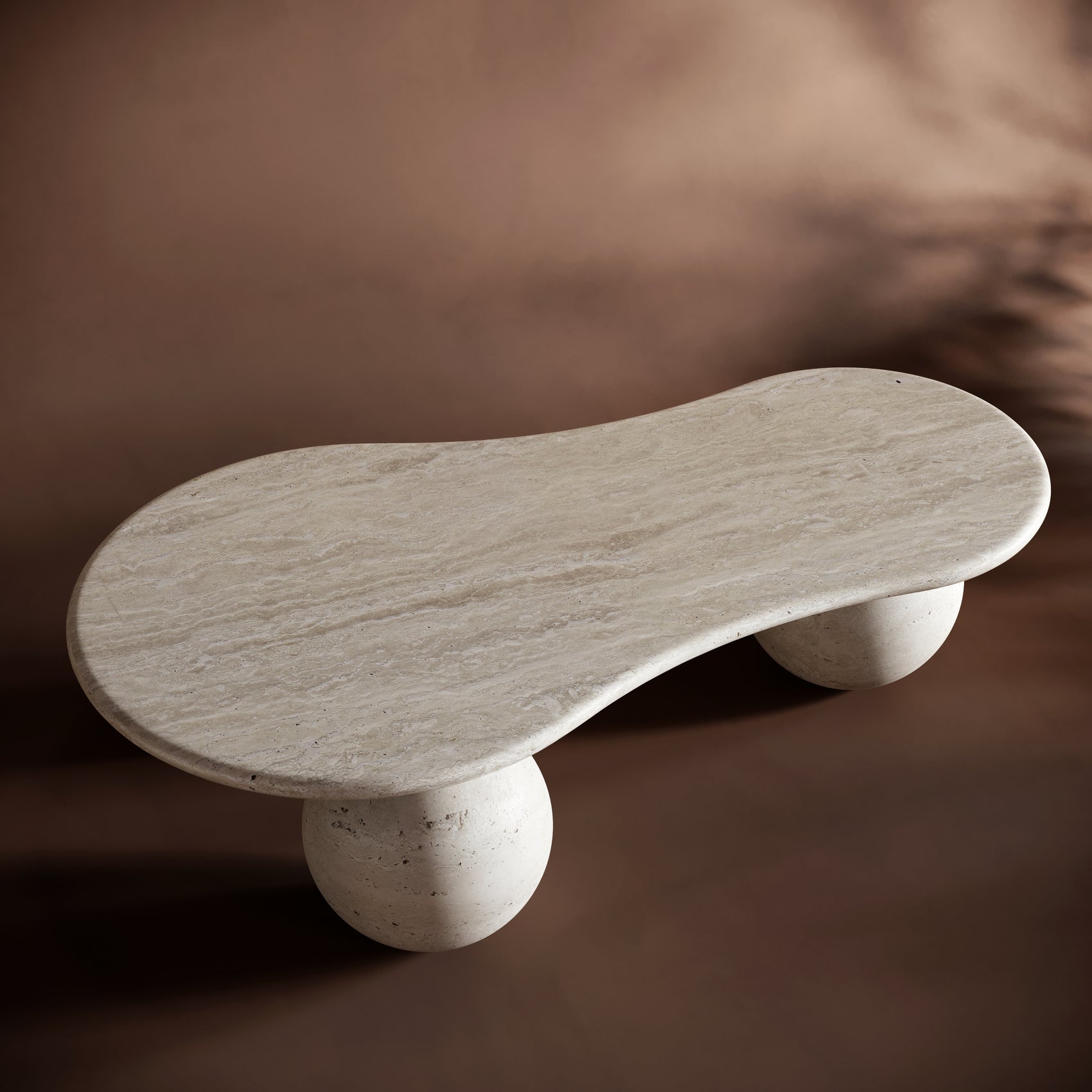 MARCO Organic Travertine Coffee Table