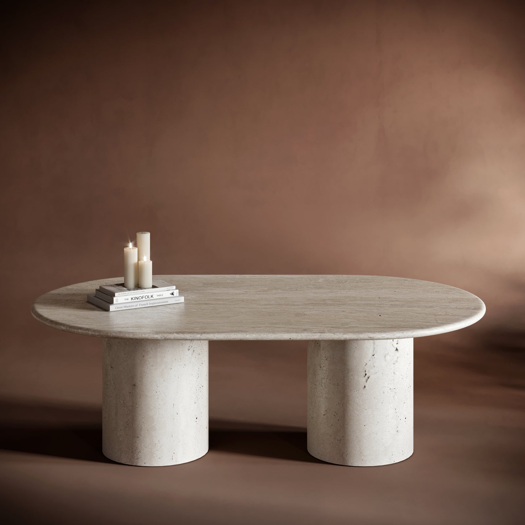 MATTEO Travertine Coffee Table