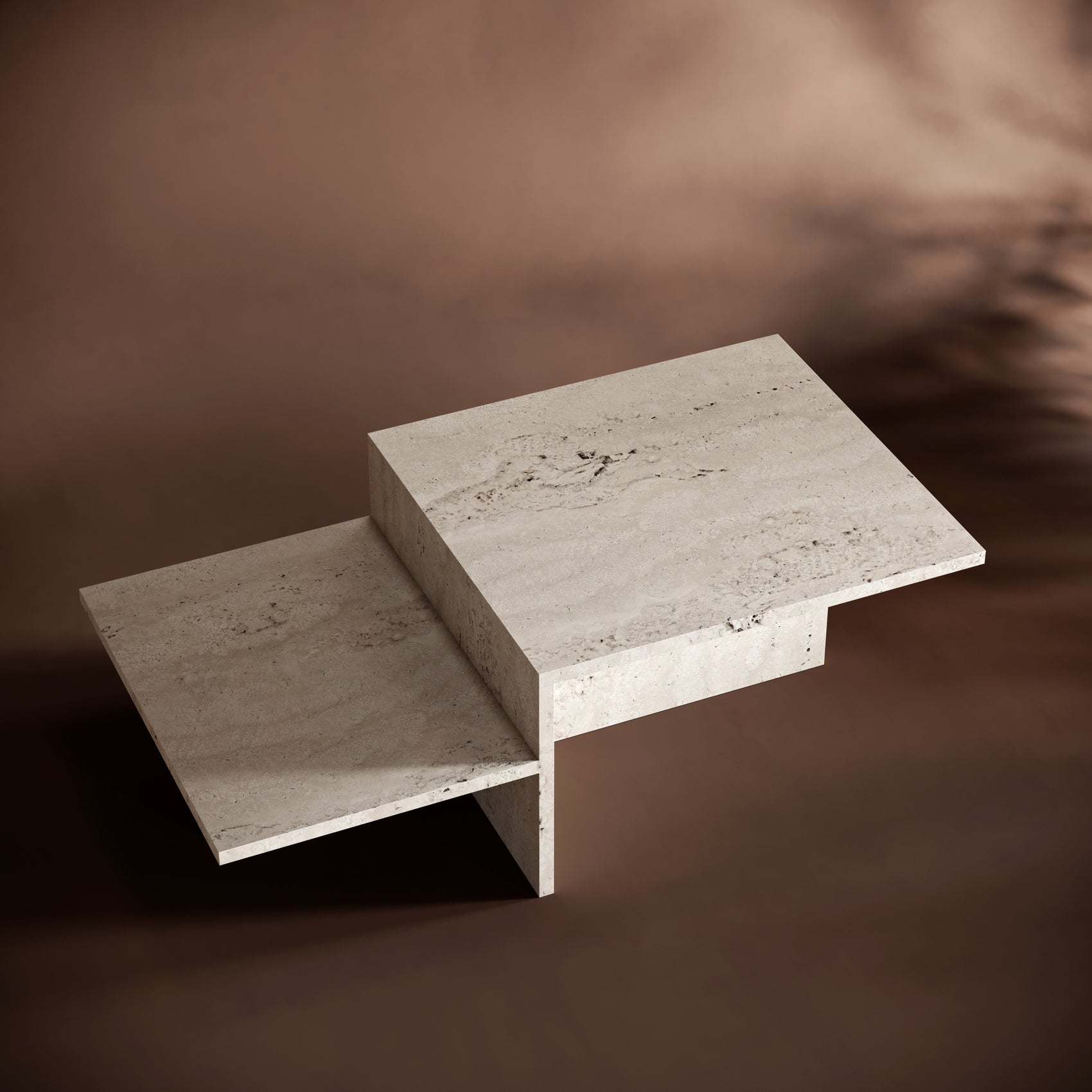 TRAP Travertine Coffee Table